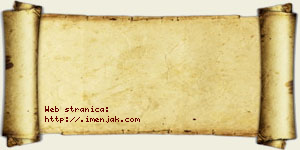 Damjan Komar vizit kartica